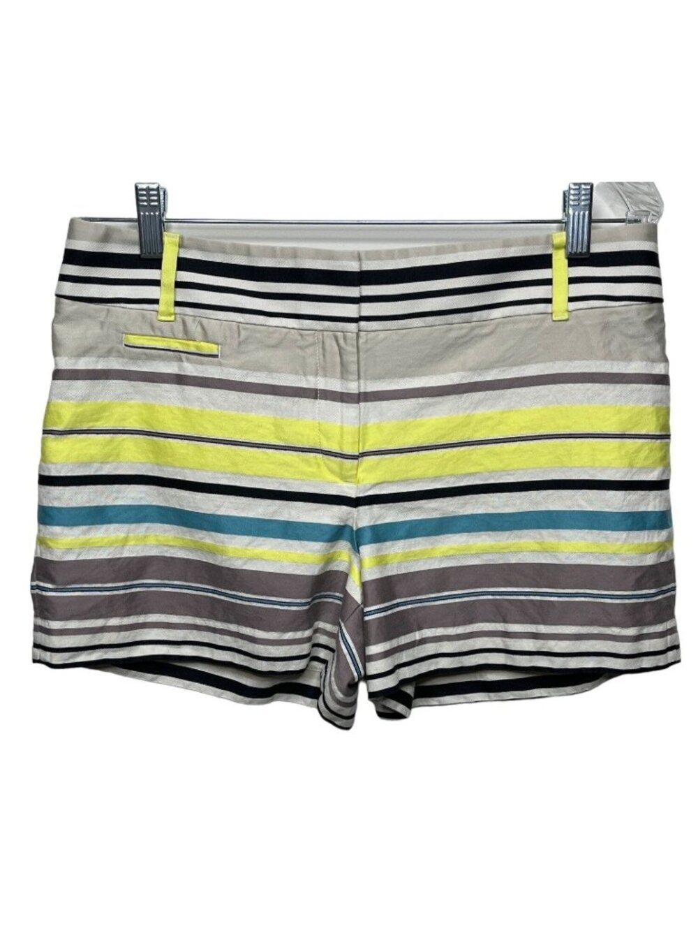 LOFT Riviera Shorts Womens 6 Striped Chino Cotton Preppy Summer Casual